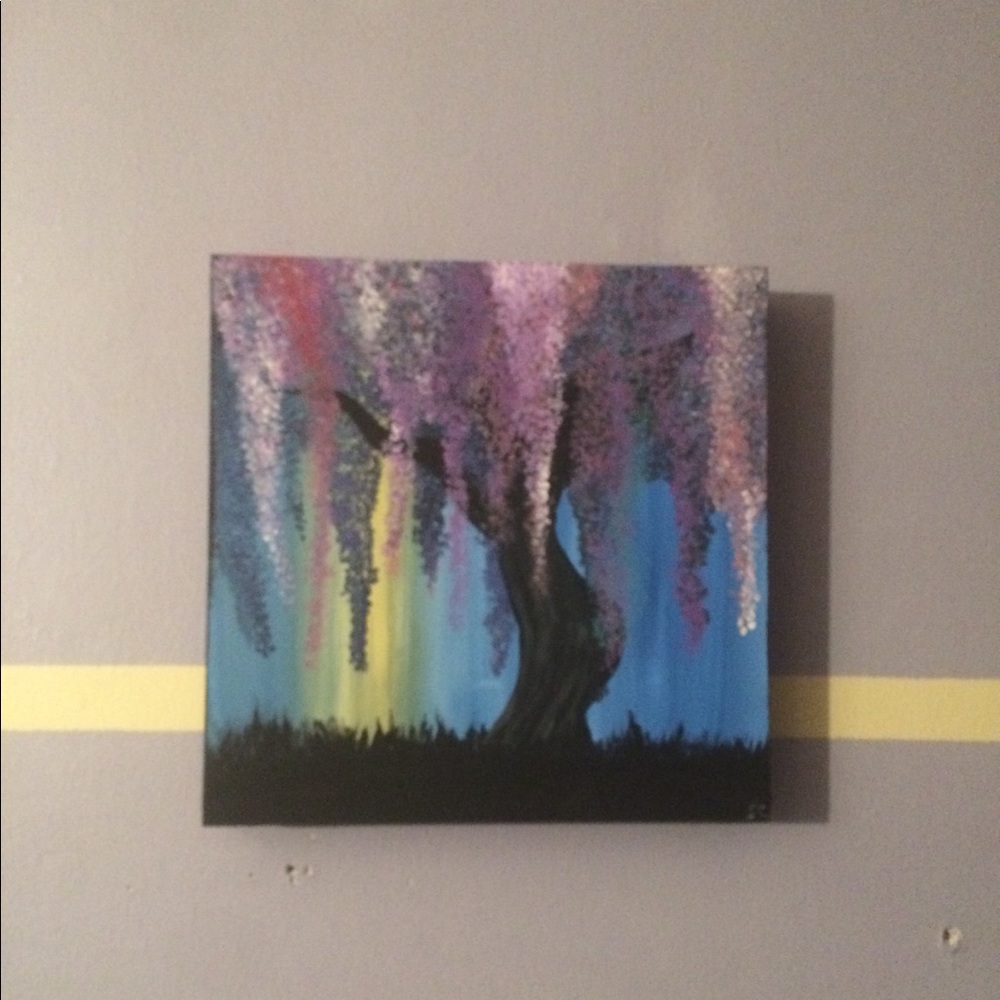Hand painted Willow Tree
